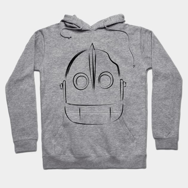 The Iron Giant Hoodie by POPITONTHEWALL